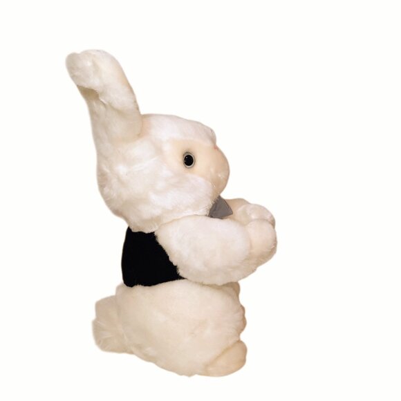 Vintage America Wego White Bunny Rabbit Plush Stuffed Toy 13" - Picture 4 of 7